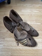 Vintage 1930s Clarks Brown
