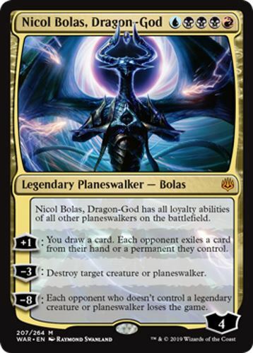 Nicol bolas dragon god war - god,,