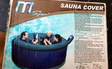 Genuine MSPA Sauna cover give you steam room effect IDEAL FOR WEIGHT LOSS