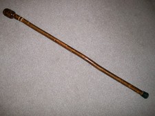 Beautiful New Craftsman Hand Made Unusual Rootball Handle Walking Stick  17W