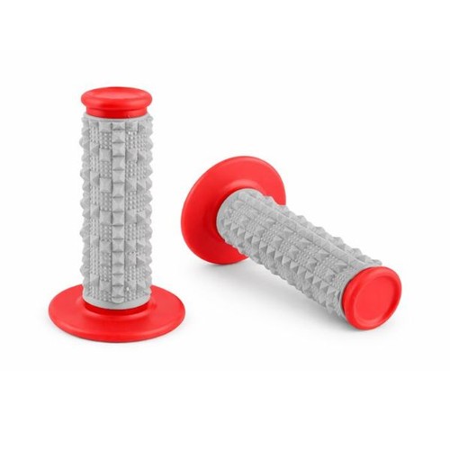 Grips handlebar red grey for - grips,