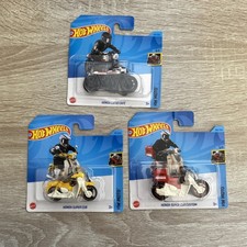 3 Hot Wheels Honda motorcycles
