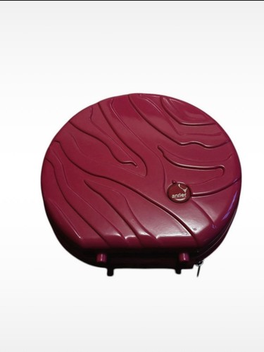 Antler round pink zebra - round,