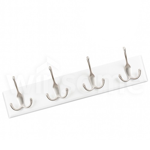 Triple coat hook bamboo - 4,