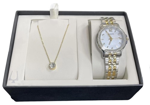 Bulova two tone 34mm steel - bulova, two-tone