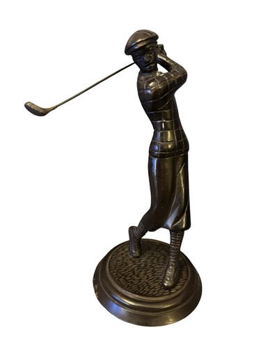 Vintage solid bronze sculpture - solid,