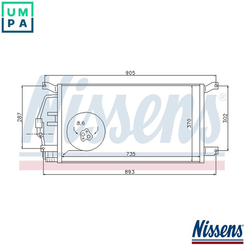 Condenser air conditioning - condenser,