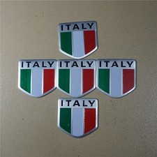5x Small ITALY Flag Metal