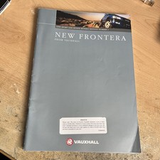 1999 Vauxhall Frontera Sport & Estate Brochure, Edition 1 Includes Sport RS