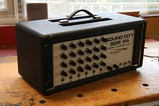 1970s Serviced Sound City PA 50R PA System Mixer Mk 4 Mk IV Custom Built 6 Chan