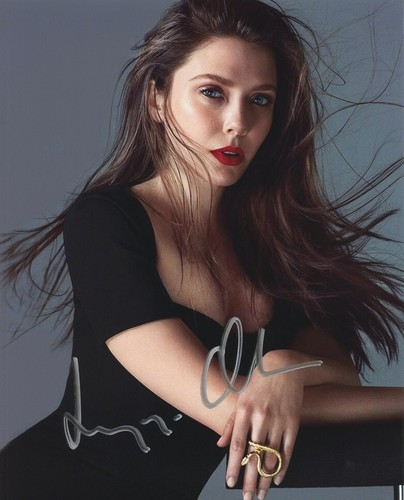 Elizabeth olsen signed - elizabeth,