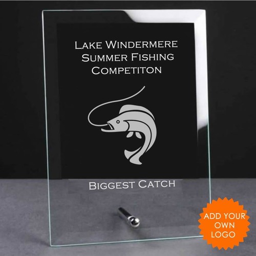 Personalised fishing glass - fishing,