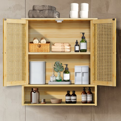 Wall mounted medicine cabinet - mounted,