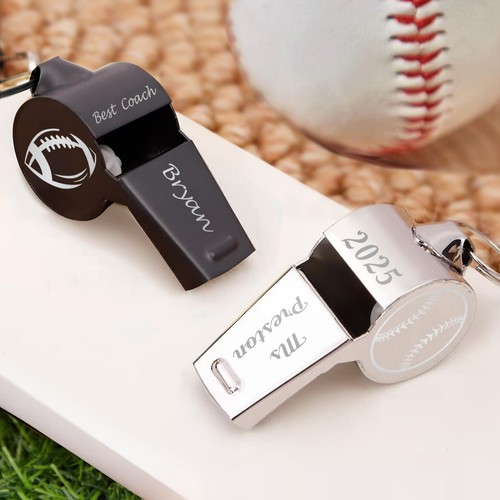 Personalised engraved whistle - engraved,