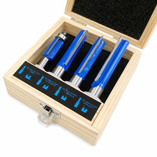 4pc TCT Router Bit Set 1/2" &