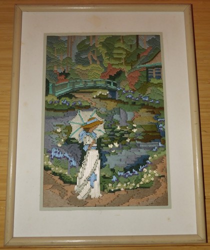 Vintage anchor japanese garden - japanese,