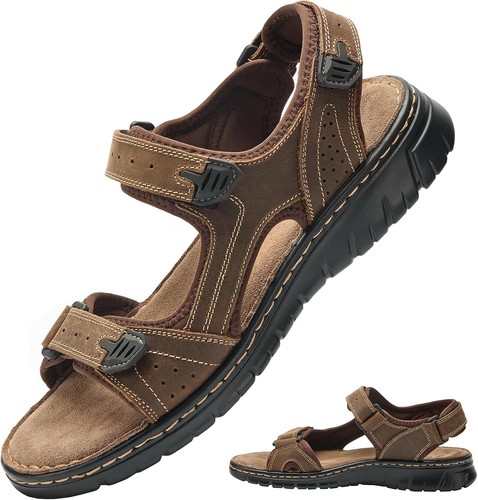 Wide fit men leather - men's,