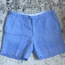 Vintage DAKS Shorts Blue Made