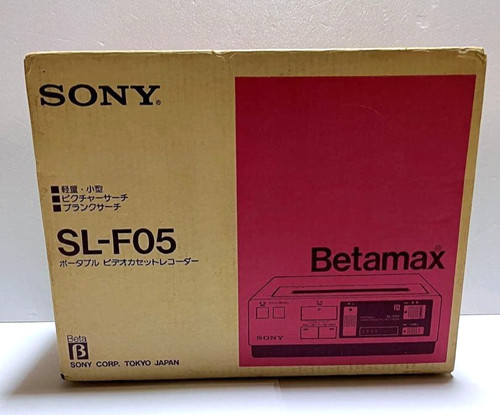 Sony f05 betamax - sl-f05, portable