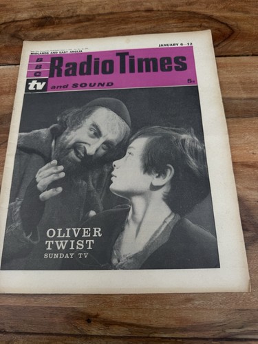 Vintage radio times - radio, magazine