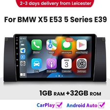 For BMW X5 E53 5 Series E39 Carplay Android14 Car Radio GPS SAT NAV BT Head Unit
