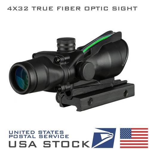 Acog 4x32 true - fiber, red