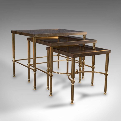 Trio vintage nest tables - of,