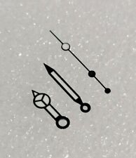 BLACK MERCEDES HANDS FOR SEIKO NH35, NH36, 7S26, 6309, 7002... MOVEMENTS