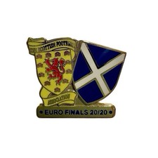 Scotland Euro 2020 Finals Pin Badge – Scottish Football Association Crest & Flag