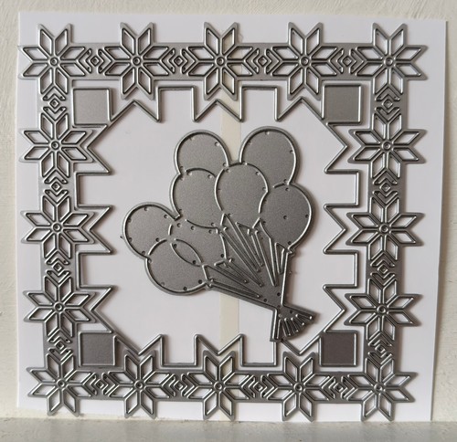 Square frame dies - with, star