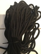 Rope floating 8 plait polypropolene size 8 mm length 25 metres .colour black New