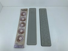 Sizzix - Sizzlits Jim Holtz - Paper rosette & alphabet decorative strip die