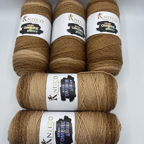 Knitco ombré glitter 200g - ombré,