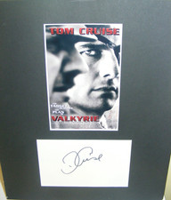 Tom Cruise film still & autograph VALKYRIE authenticity certificate