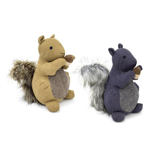 Squirrel with nut doorstop - nut,