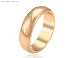9ct Ladies Men 3/4/6 mm Plain Gold Filled Wedding Ring Xmas Birthday Gift R/126g