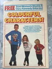 WOMAN’S WEEKLY CHILDREN’S SWEATER KNITTING PATTERN POPEYE FIREMAN SAM BETTY BOOP