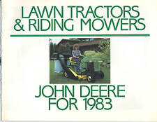 John Deere Lawn Tractors Riding Mowers Sales Brochure