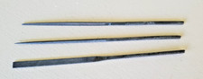 3 Different Vintage 1960s Genuine Stubbs Fine Needle Files VGC