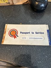 Bmc Riley one point five passport to service booklet unused AKD 3378