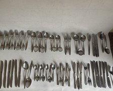 60+ Cutlery Joblot Oneidacraft, Firth Stainless Steel Flower Pattern A10