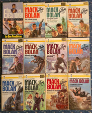 12 The Executioner Mack Bolan Don Pendleton 1980s US vintage paperbacks