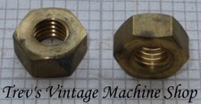 0BA full hex nuts - brass - Qty 2-10 - free UK post
