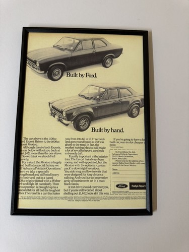 New framed mk1 ford escort - mk1, rs