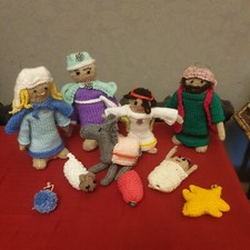 Charming knitted nativity - charming, set