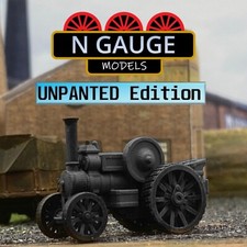 UNPAINTED - N Scale Gauge 1:148 -  Traction Engine   (Steam Road Loco 1:160)