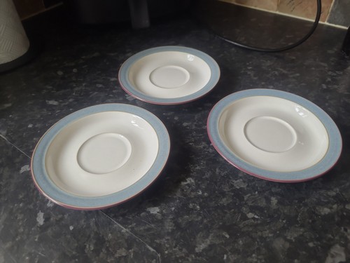 Denby storm saucers - x,