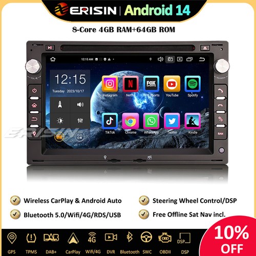 Core android car stereo - 8-core,
