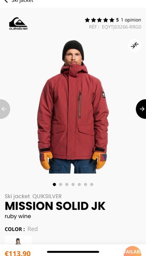Quicksilver men ski jacket - quicksilver,