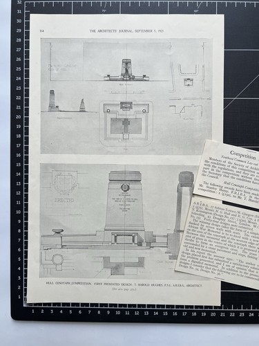 Hull cenotaph competition - hull,